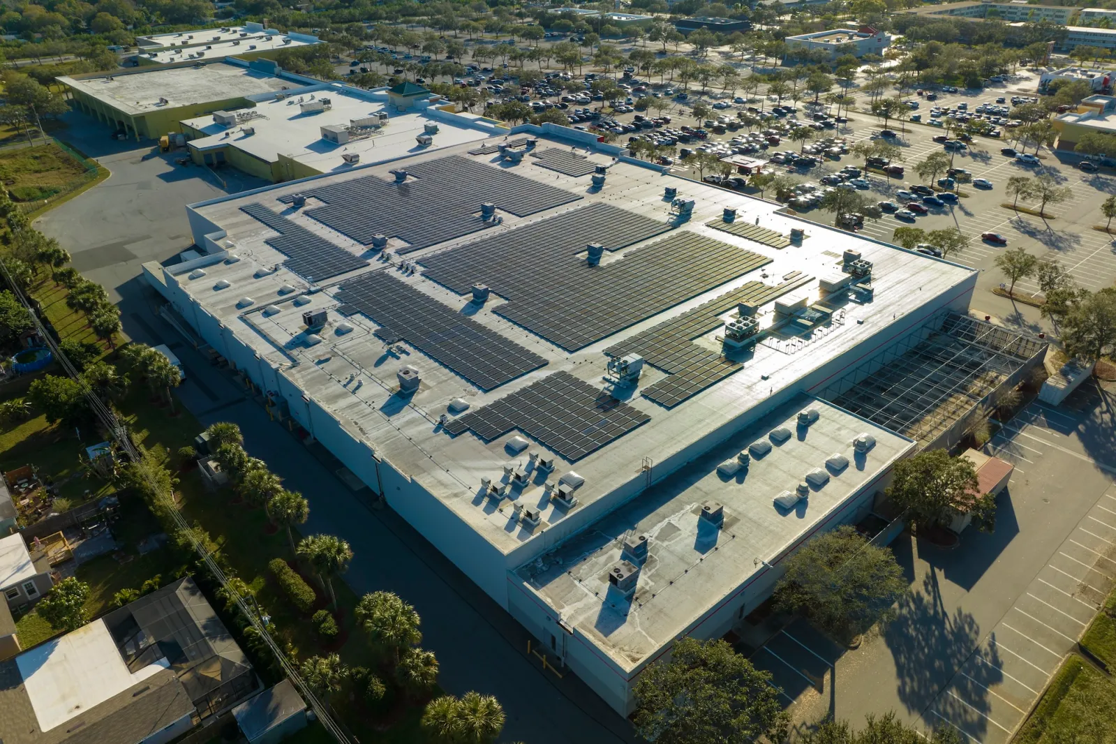 Commercial Real Estate and REITs commercial roofing image