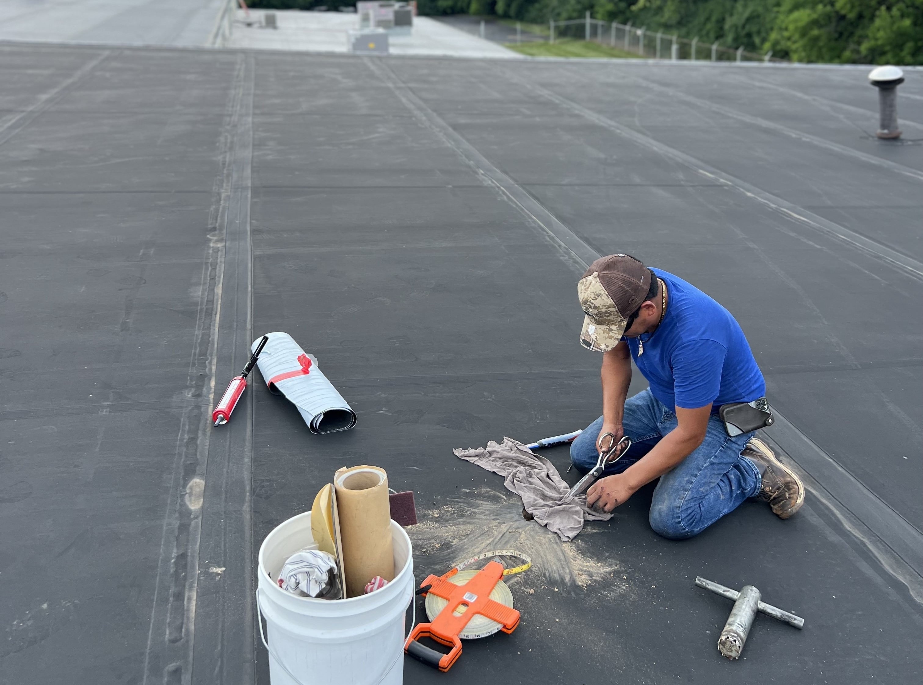 Commercial roof maintenance in West Palm Beach